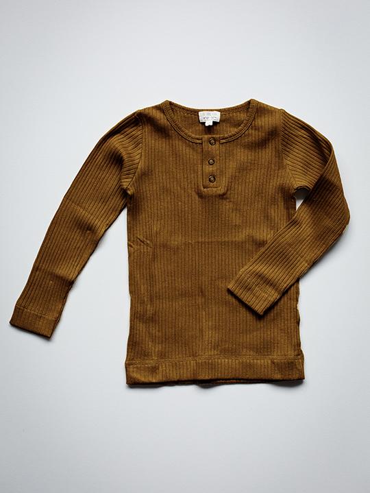 THE SIMPLE FOLK RIBBED TOP / BRONZE