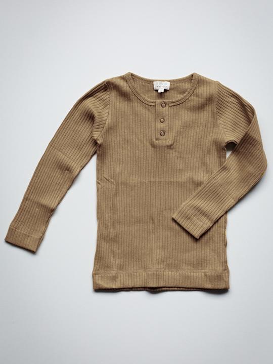 THE SIMPLE FOLK RIBBED TOP / CAMEL