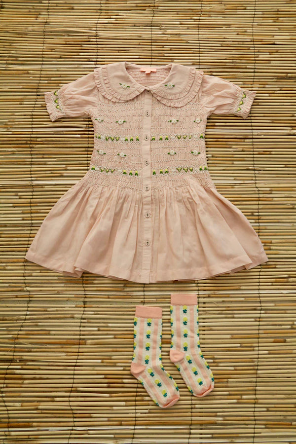 BONJOUR DIARY ROMANTIC TUNIC DRESS / PINK SUSHI - Milk + Bots