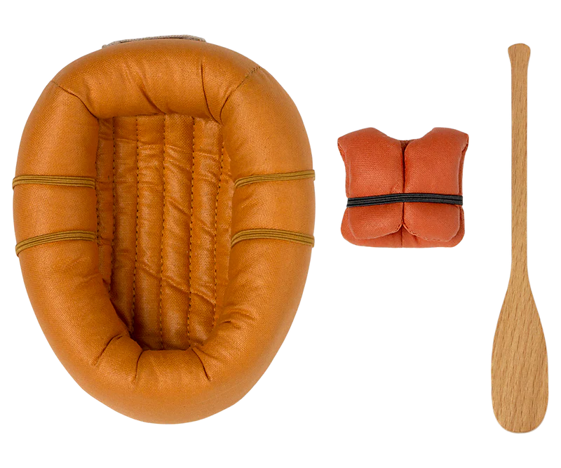 MAILEG RUBBER BOAT / DUSTY YELLOW