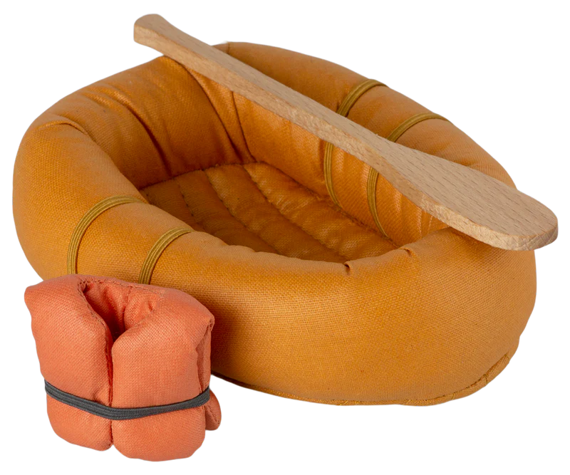 MAILEG RUBBER BOAT / DUSTY YELLOW