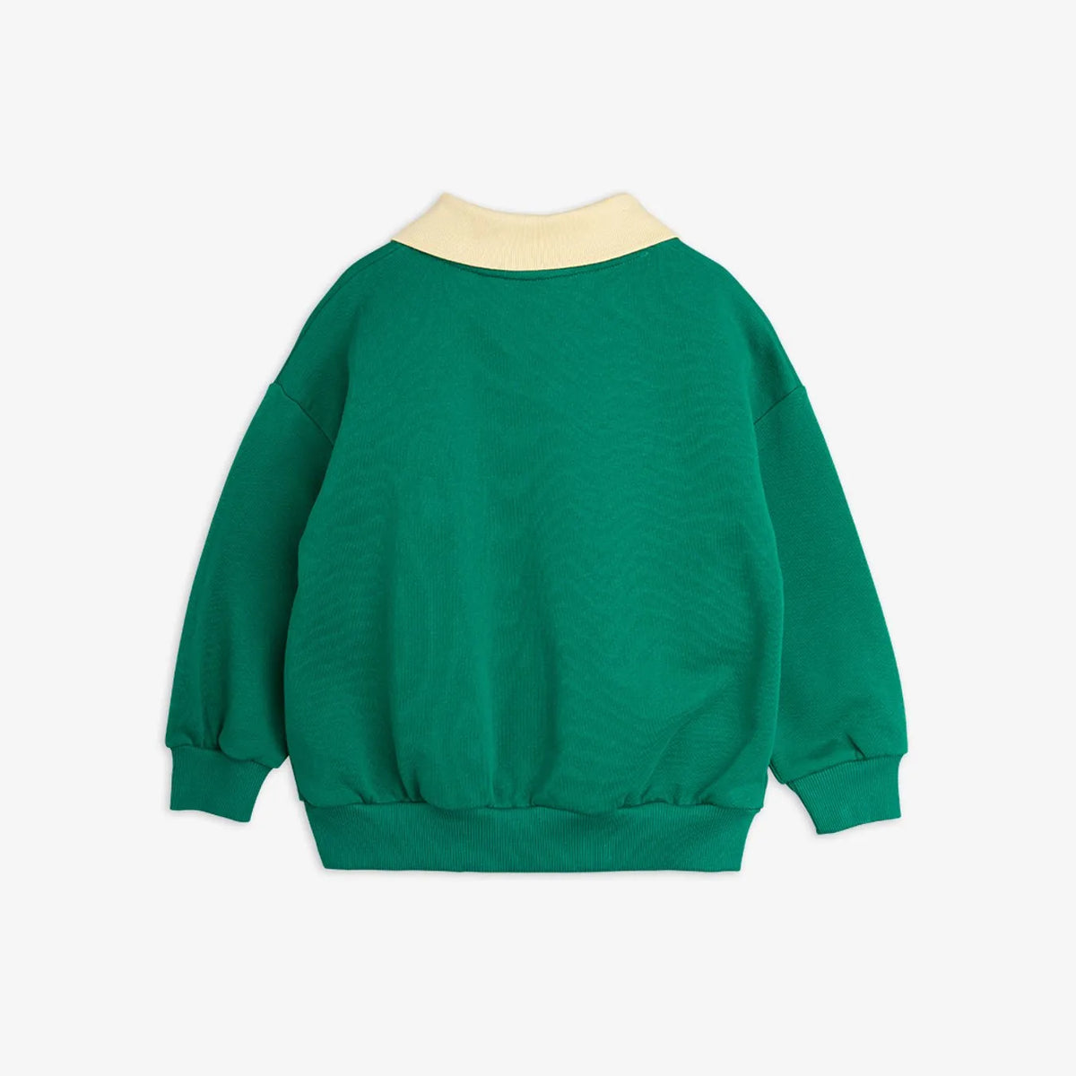 MINI RODINI TENNIS COLLAR SWEATSHIRT / GREEN