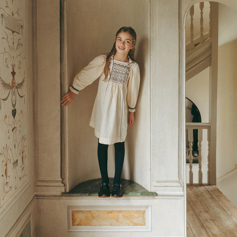 LALI KIDS ISLA DRESS / IVORY