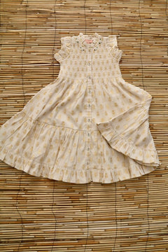 ワンピース Bonjour diary Ibiza dress denim 8y Clothing for children with a vintage spirit but with a