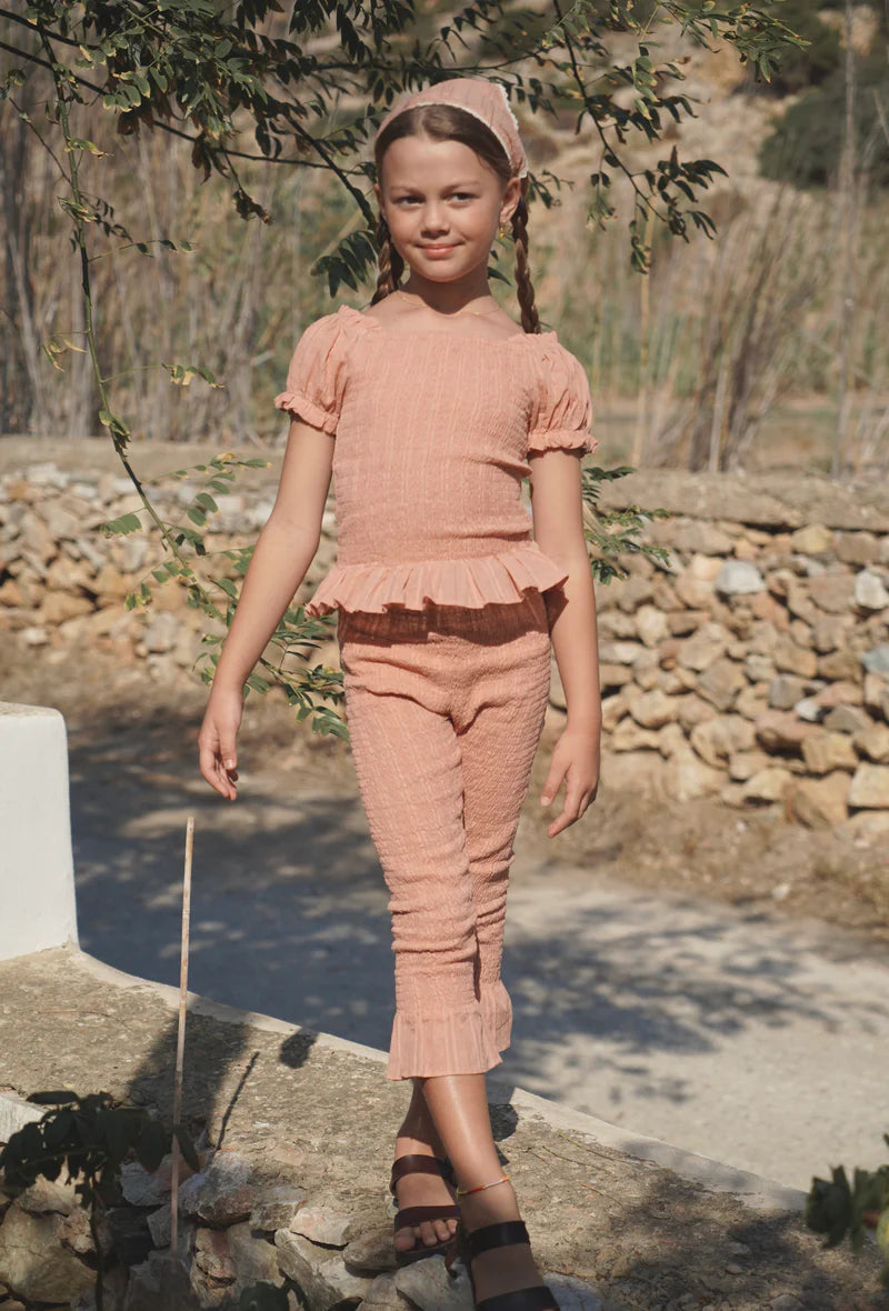 HOUSE OF PALOMA SIRENE BLOUSE / ANTIQUE CORAL