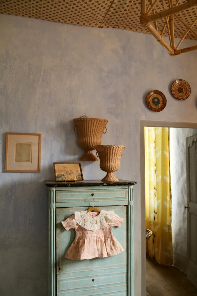 BONJOUR DIARY BABY SET / GOLDEN FLOWER ON NUDE PINK