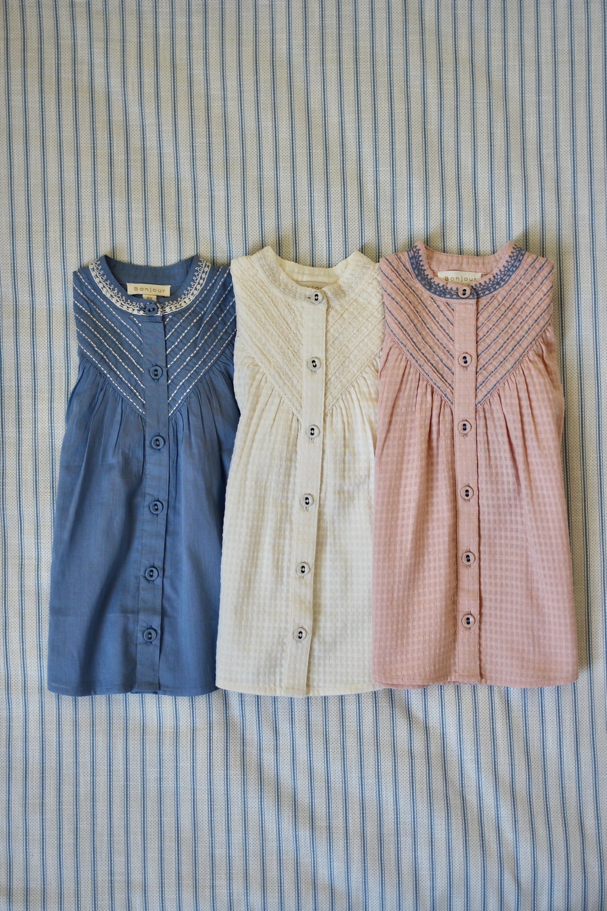 BONJOUR DIARY ESSENTIAL blouse / LIGHT PINK