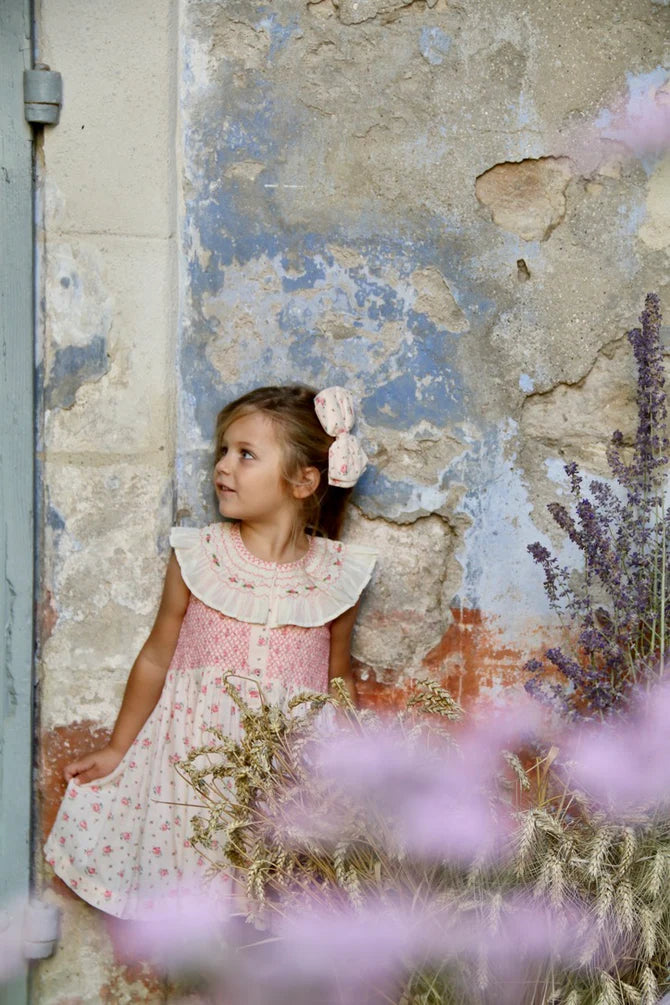 BONJOUR DIARY IBIZA TUNIC + HAIRCLIP / ROSA BLOOM - Milk + Bots