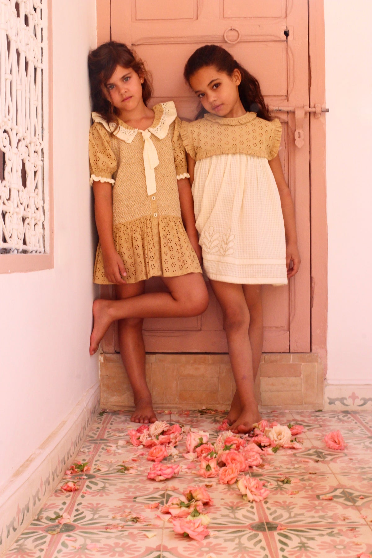 BONJOUR DIARY PIA DRESS / HONEY BRODERIE
