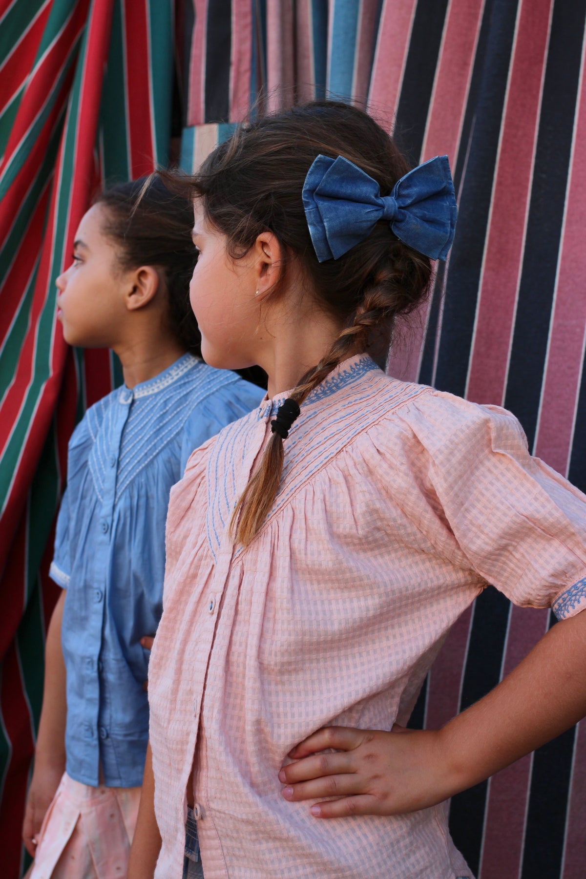 BONJOUR DIARY ESSENTIAL blouse / LIGHT PINK