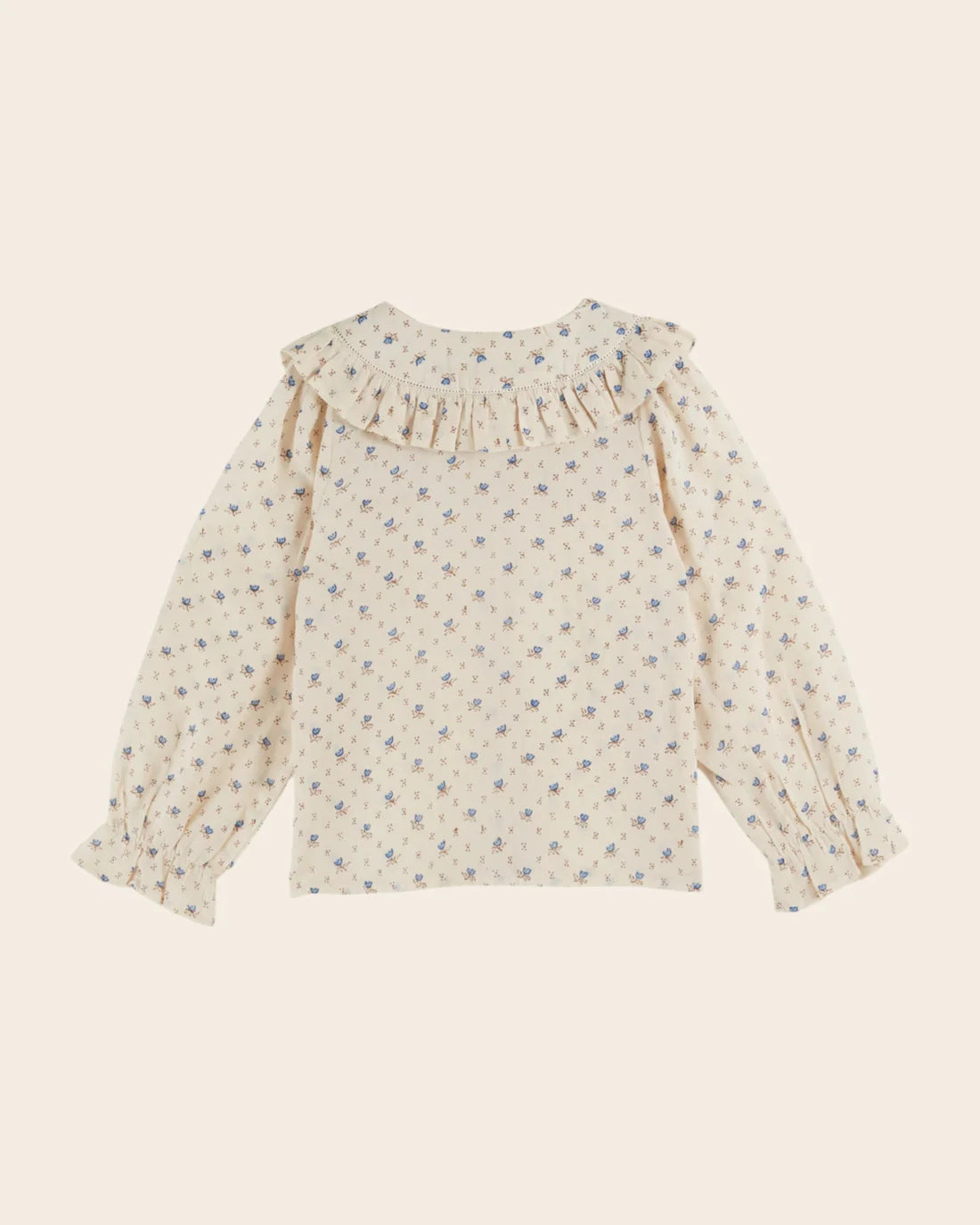 EMILE ET IDA LAZULI BLOUSE / BLUE FLOWERS