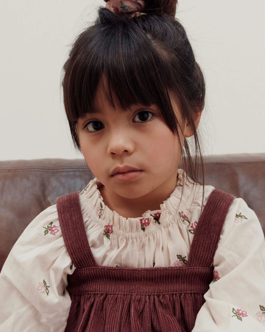 EMILE ET IDA LAZULI BLOUSE / pink FLOWERS