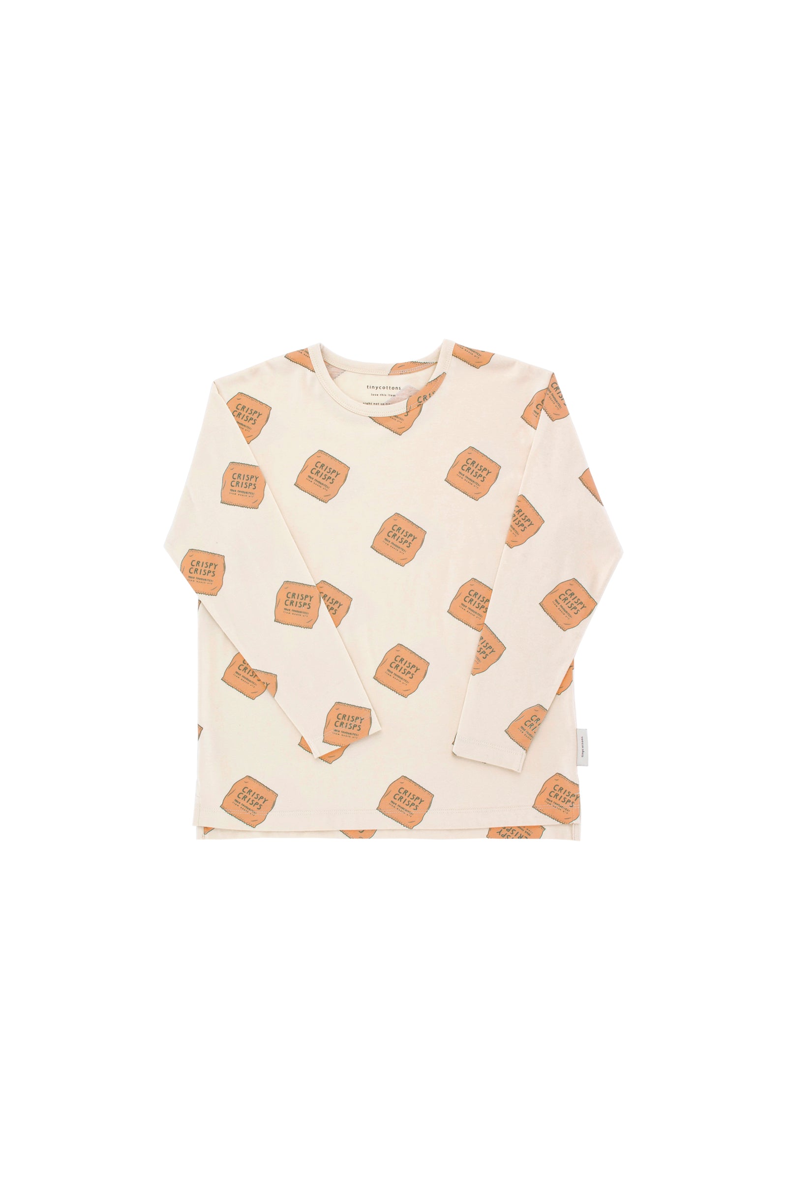 TINYCOTTONS CRISPS LS RELAXED TEE