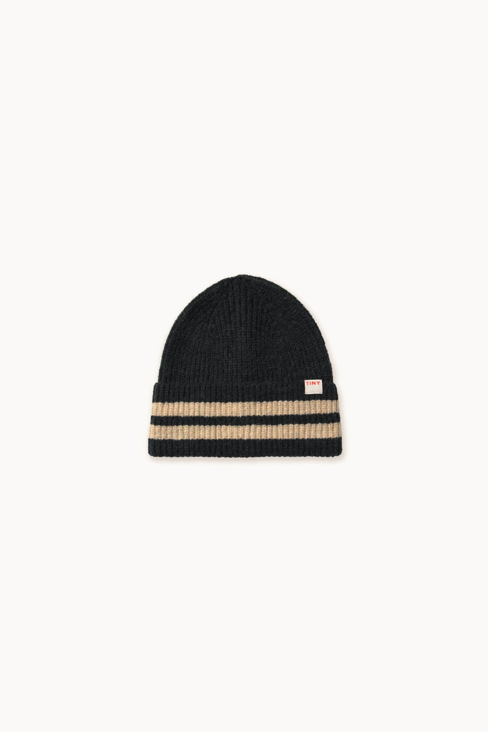 TINYCOTTONS STRIPES BEANIE / DARK GREEN