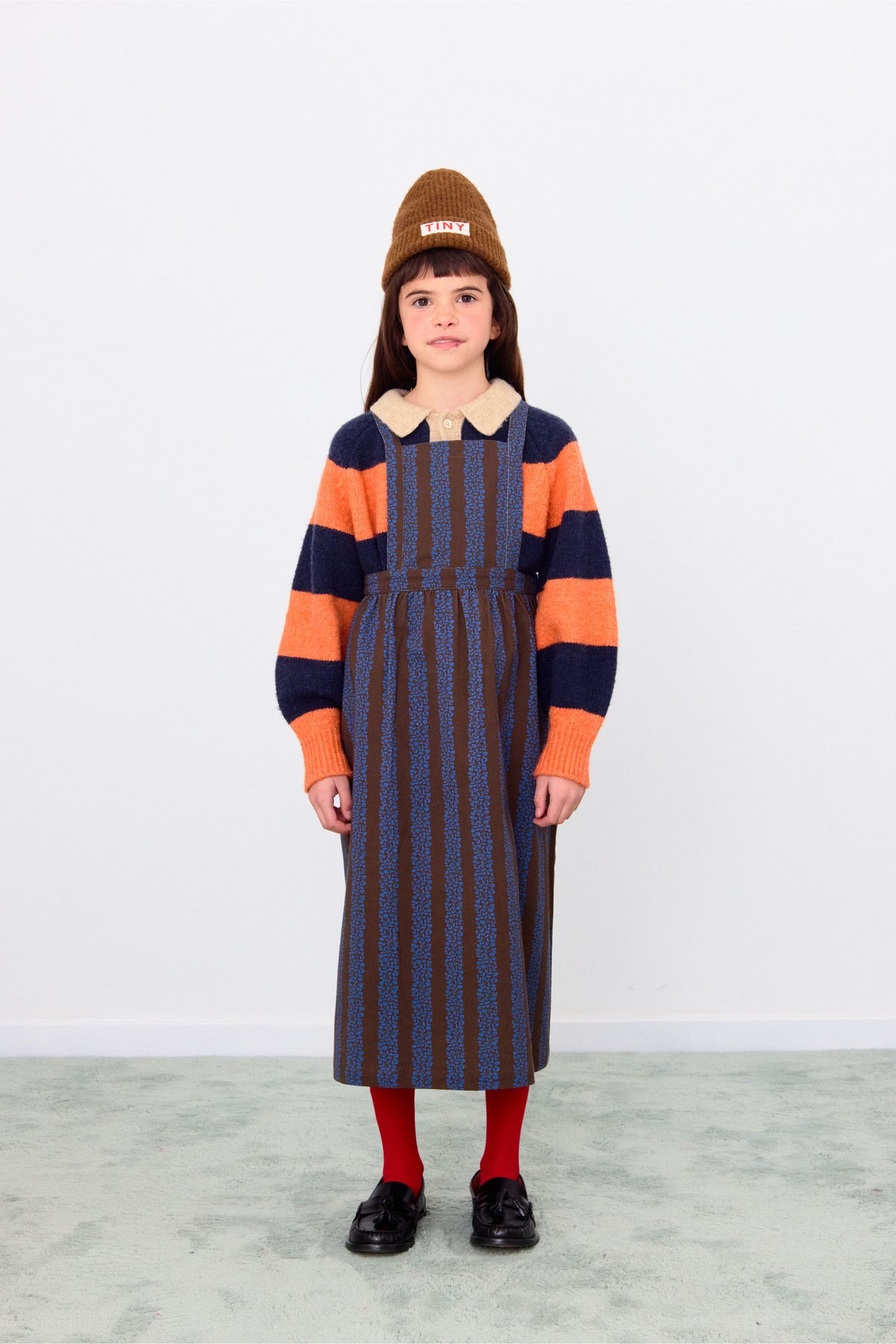 TINYCOTTONS STRIPES SWEATER / SUMMER RED