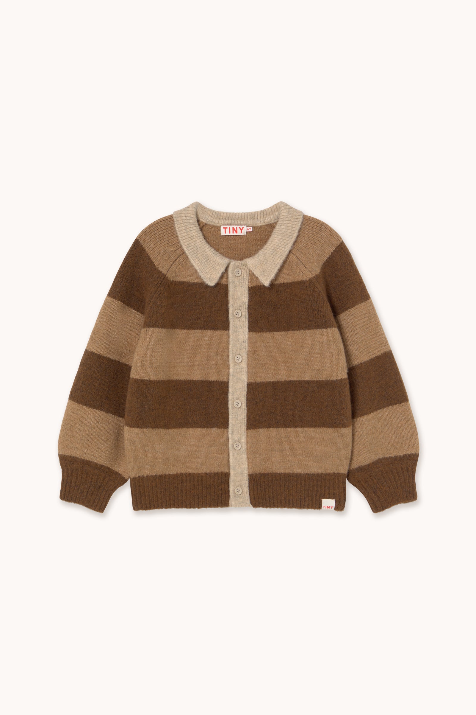 TINYCOTTONS STRIPES SWEATER / BROWN