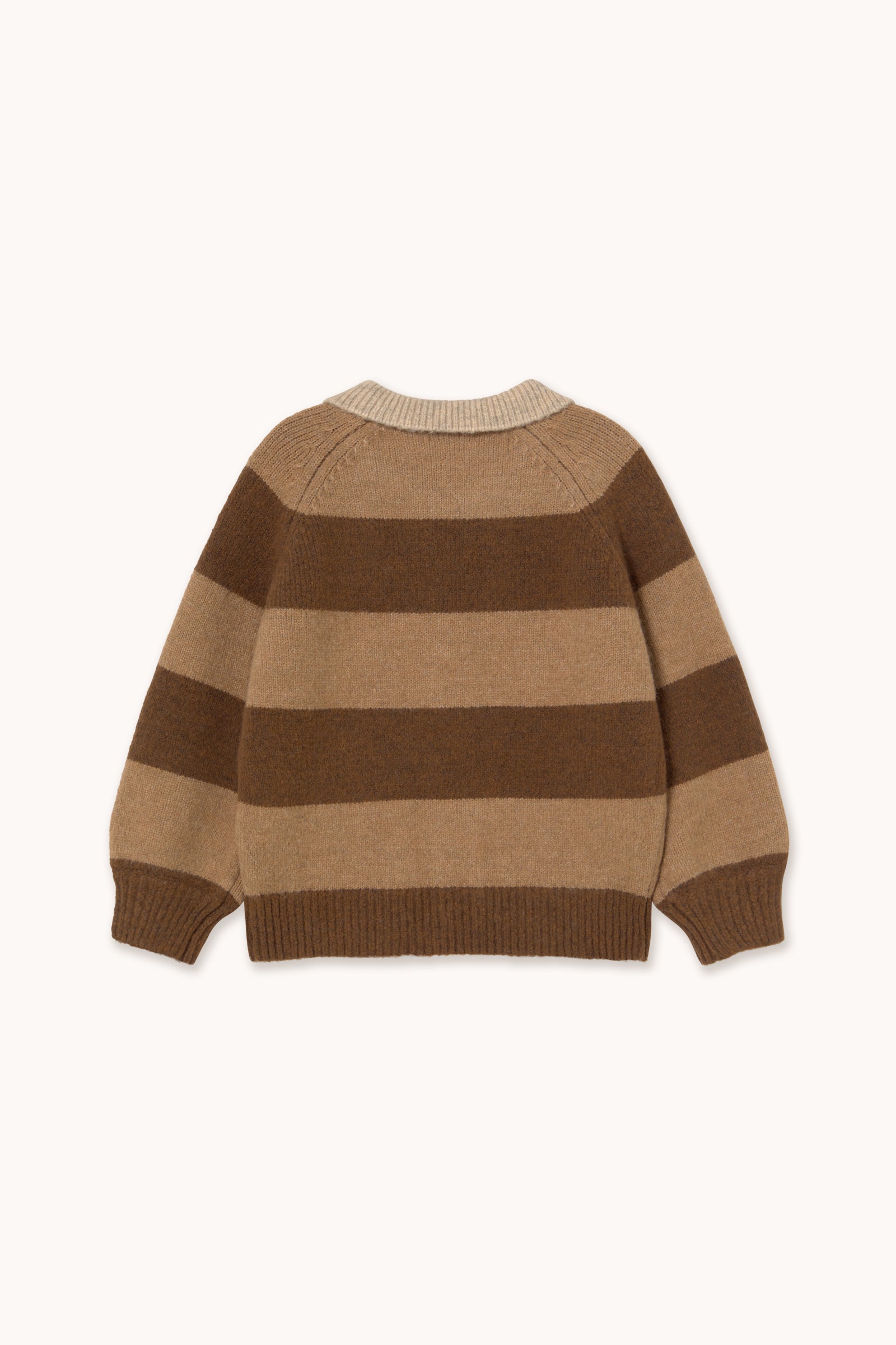 TINYCOTTONS STRIPES SWEATER / BROWN