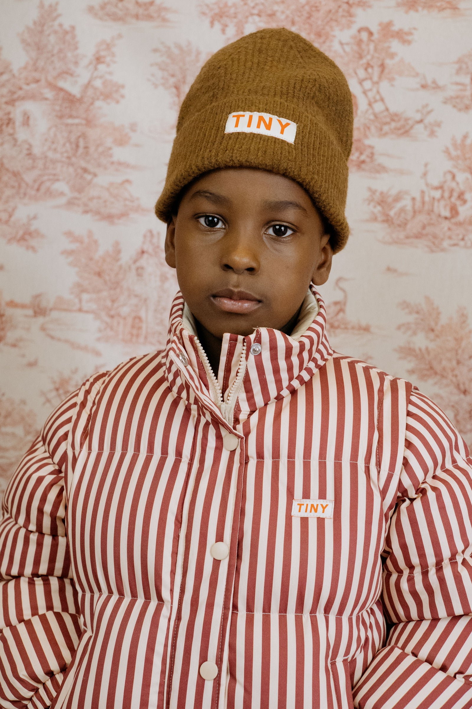 TINYCOTTONS SOLID BEANIE / BROWN