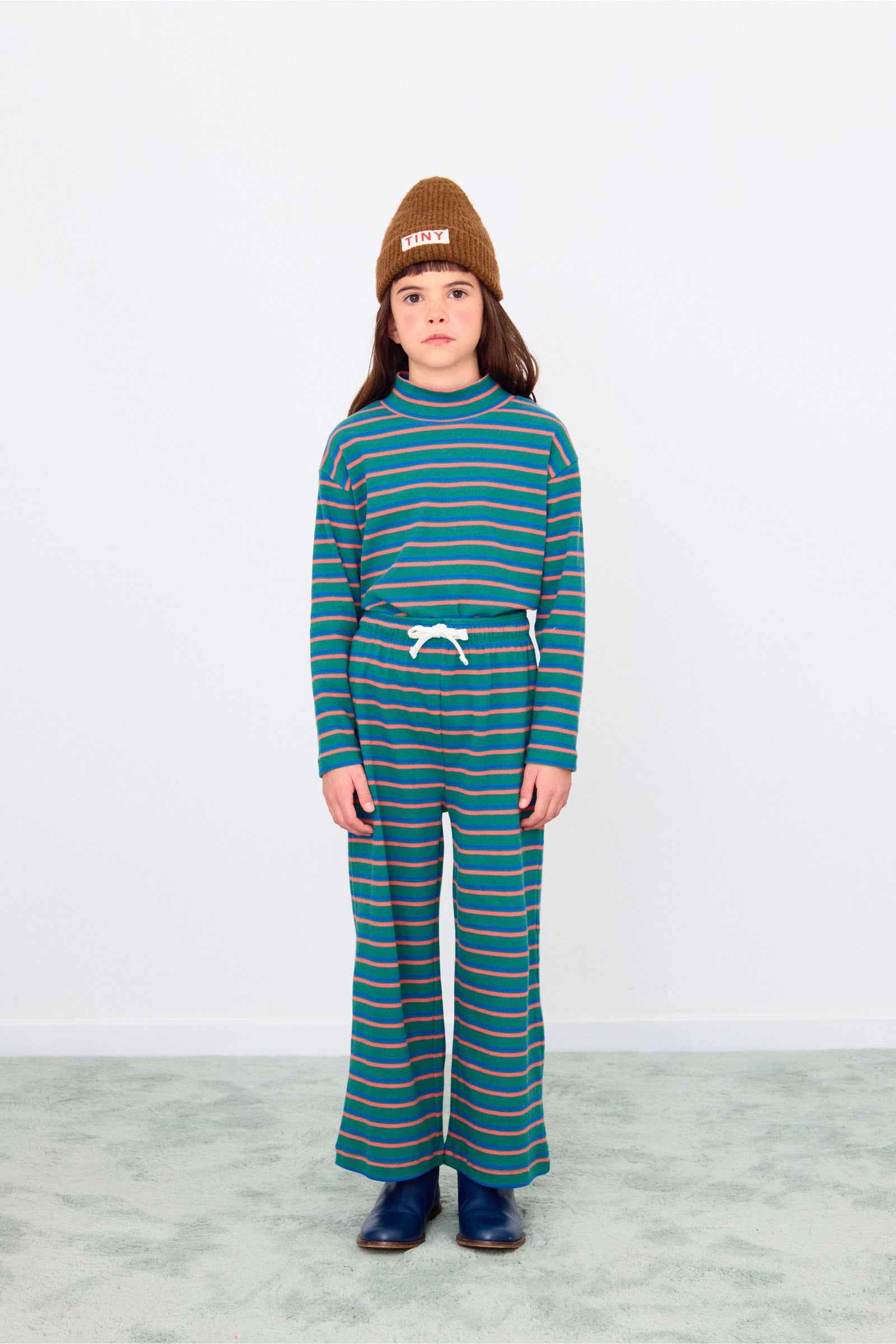 TINYCOTTONS DUO STRIPES RIB PANT