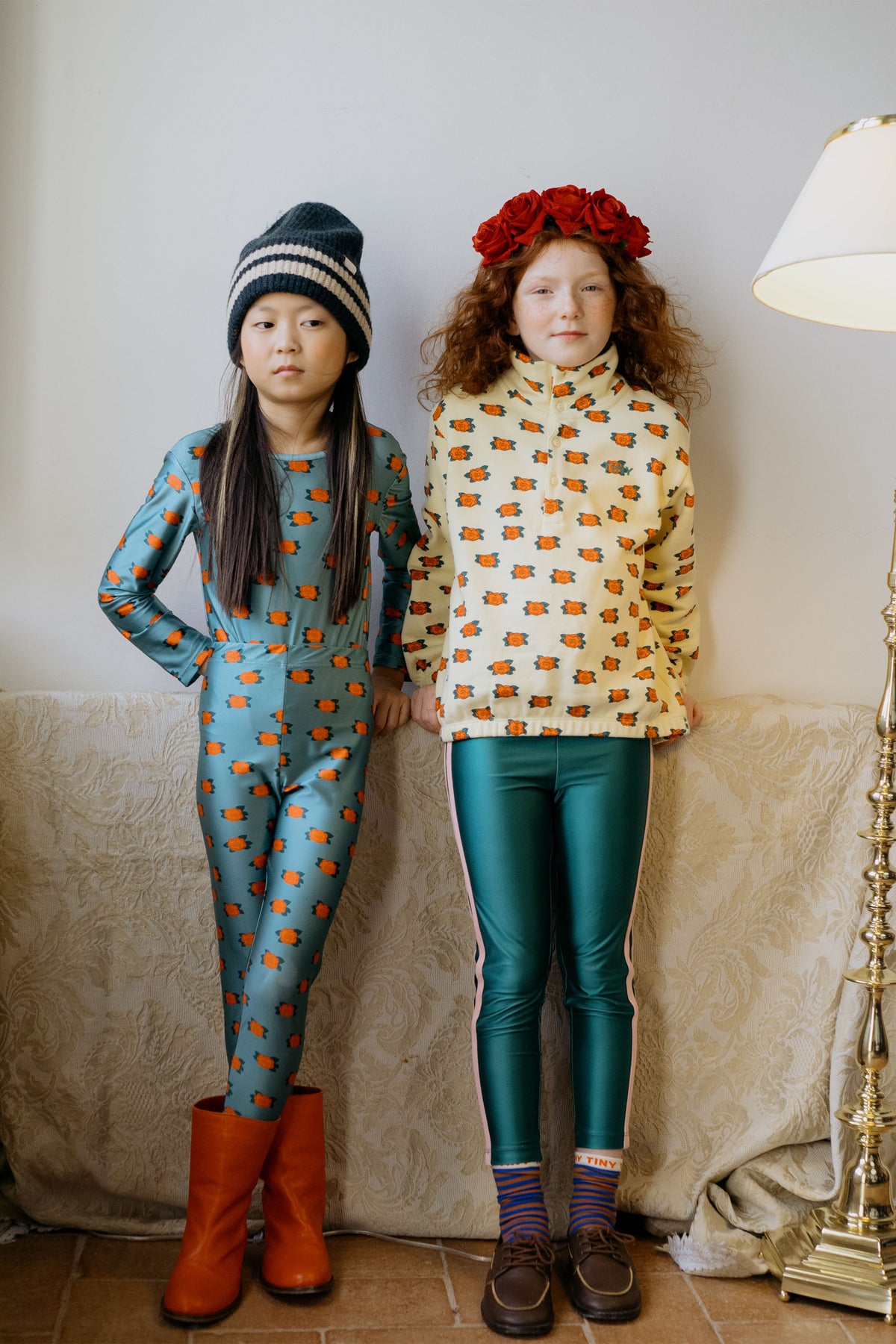 TINYCOTTONS STRIPES BEANIE / DARK GREEN