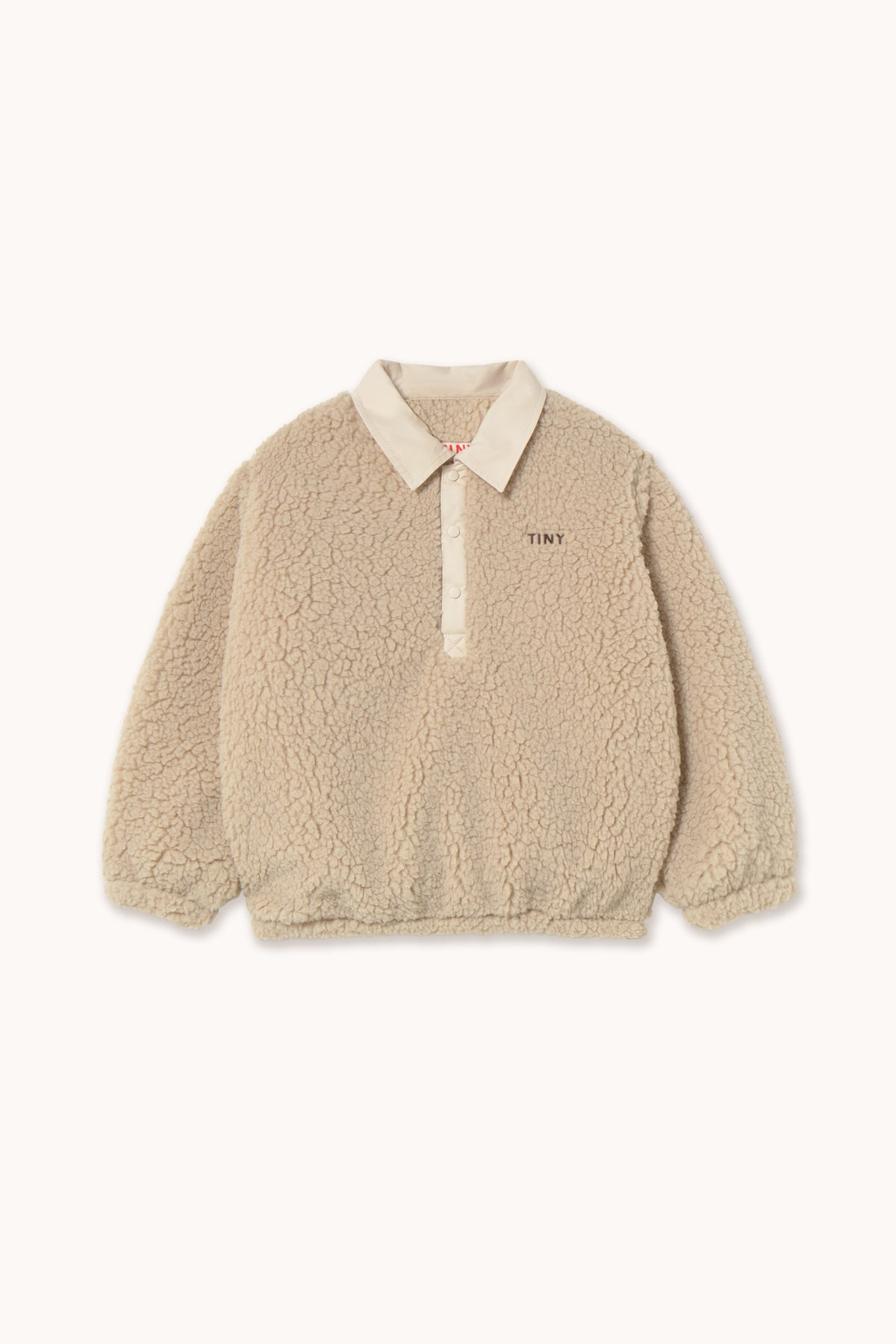 TINYCOTTONS SHERPA COLLAR SWEATSHIRT