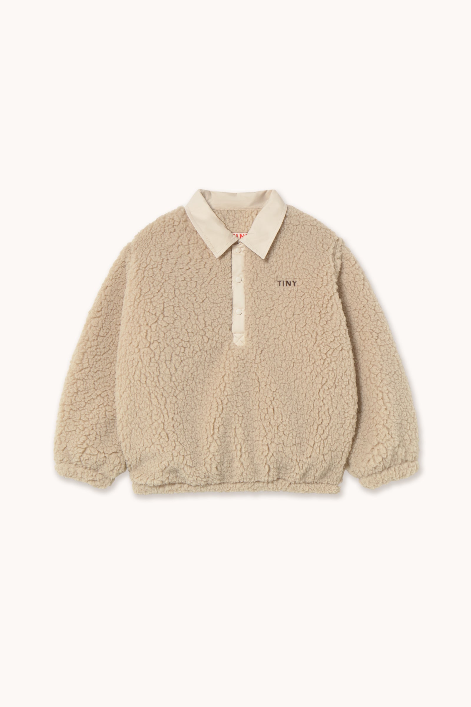 TINYCOTTONS SHERPA COLLAR SWEATSHIRT