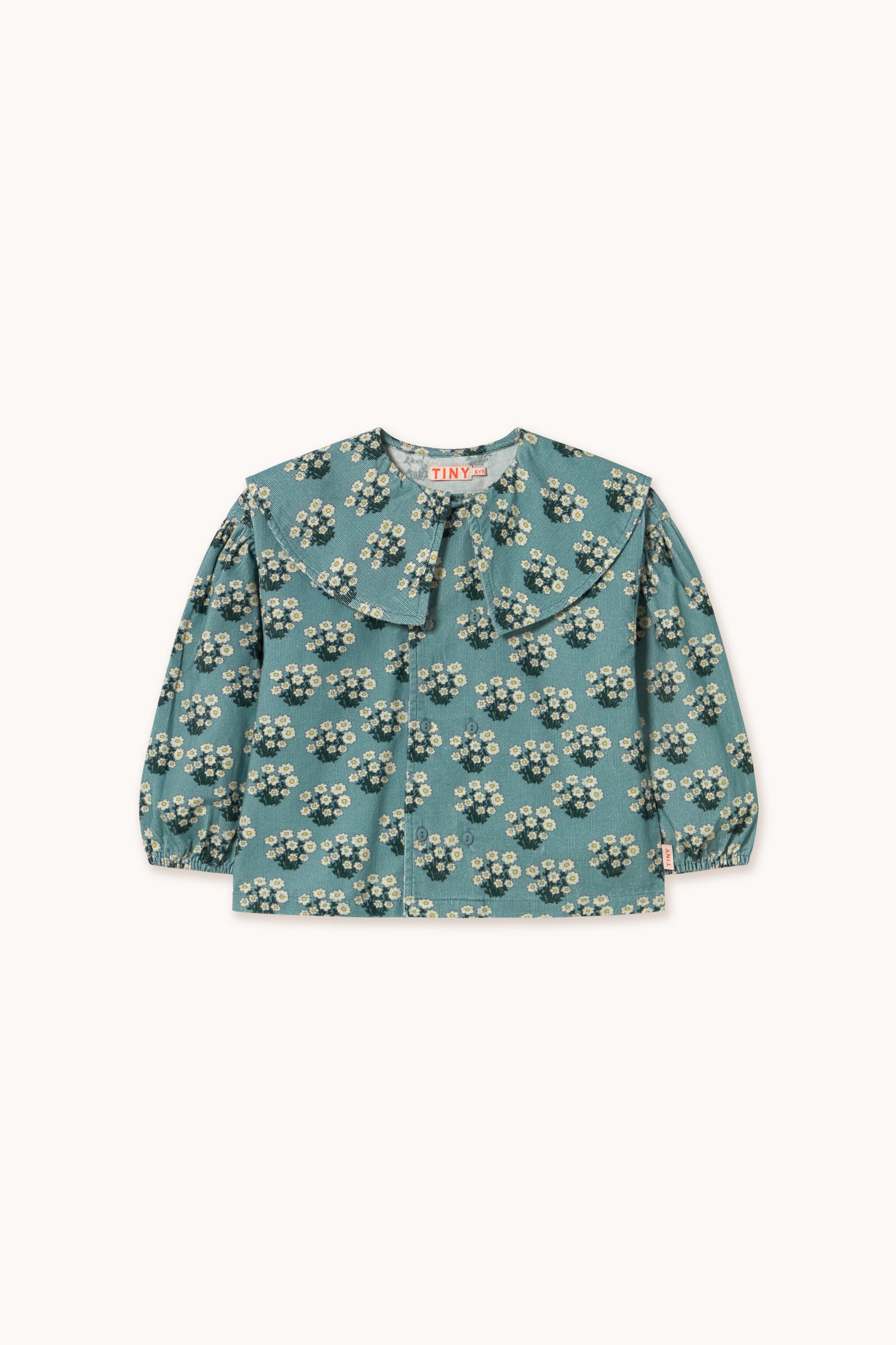 TINYCOTTONS WHITE BOUQUET SHIRT