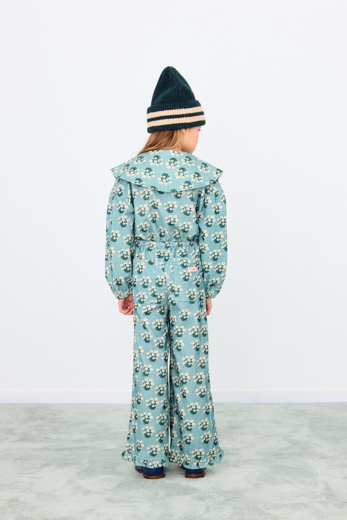 TINYCOTTONS WHITE BOUQUET SHIRT