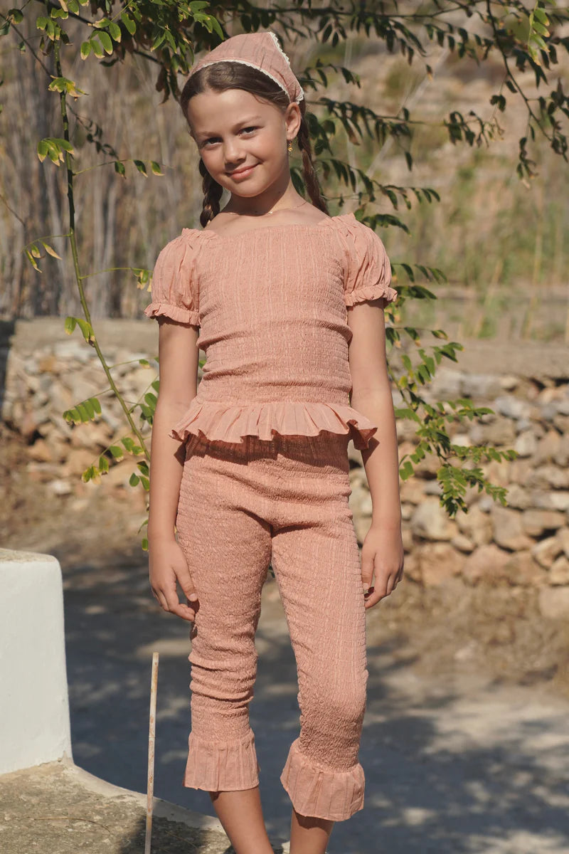 HOUSE OF PALOMA ZADIE PANT / ANTIQUE CORAL - Milk + Bots