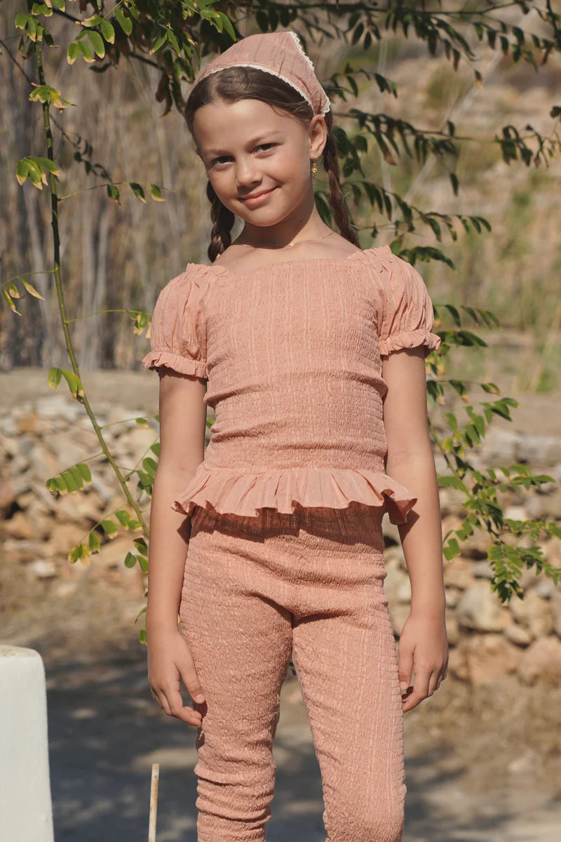 HOUSE OF PALOMA SIRENE BLOUSE / ANTIQUE CORAL