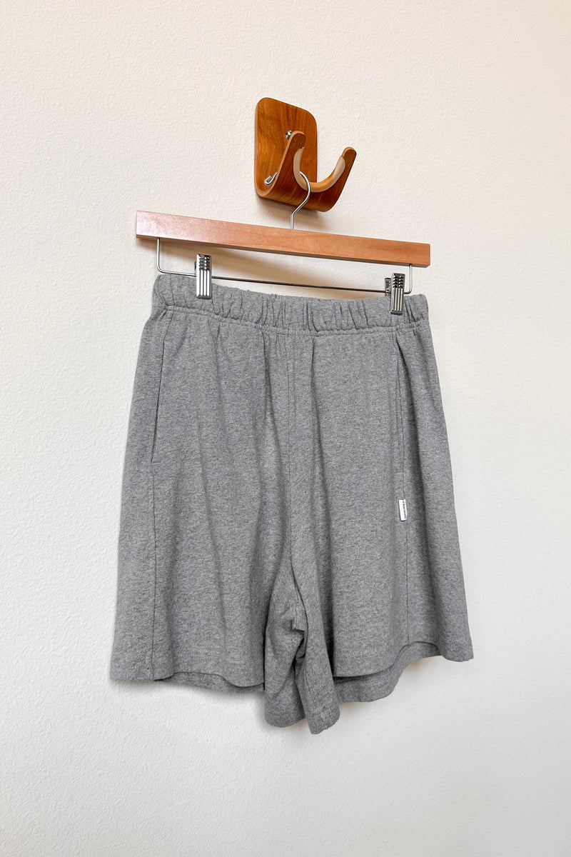 LE BON SHOPPE FLARED BASKETBALL SHORTS / HEATHER GREY - Milk