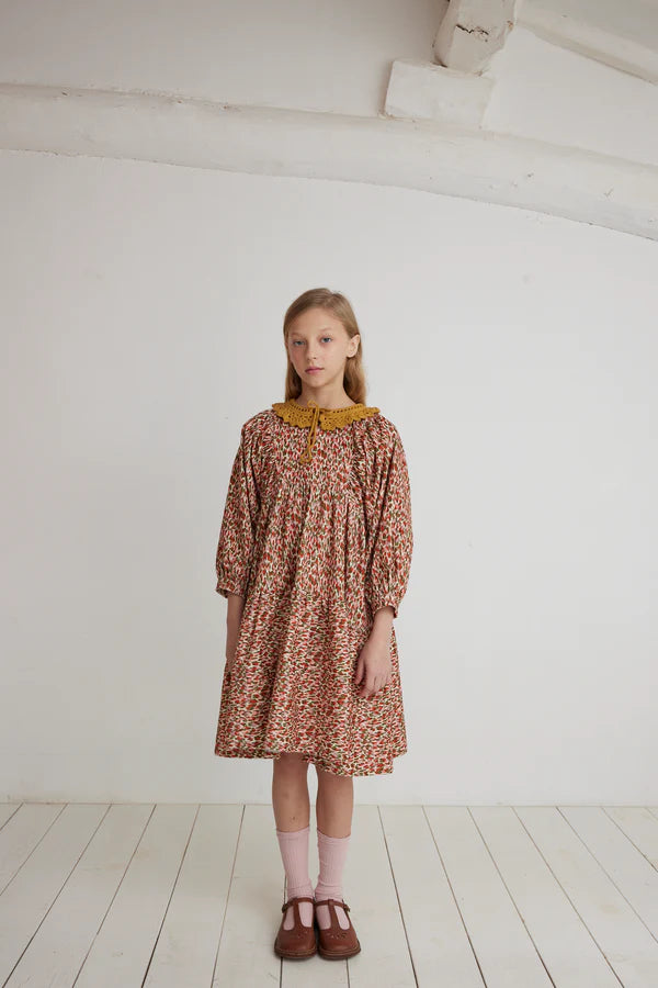 BEBE ORGANIC LYRA DRESS / PAINTED HEARTS