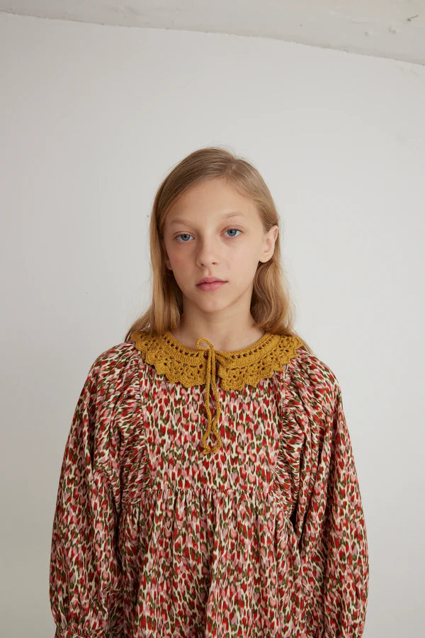 BEBE ORGANIC LYRA DRESS / PAINTED HEARTS