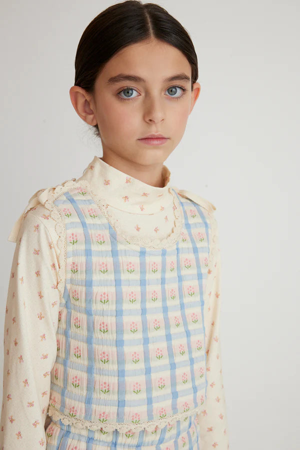 BEBE ORGANIC ZORA VEST / PADDED FLORAL