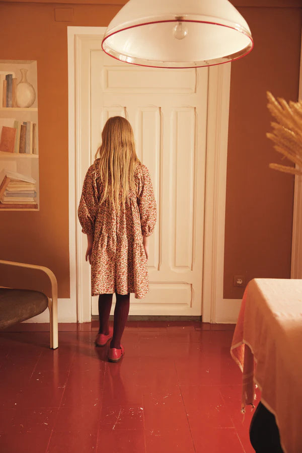 BEBE ORGANIC LYRA DRESS / PAINTED HEARTS