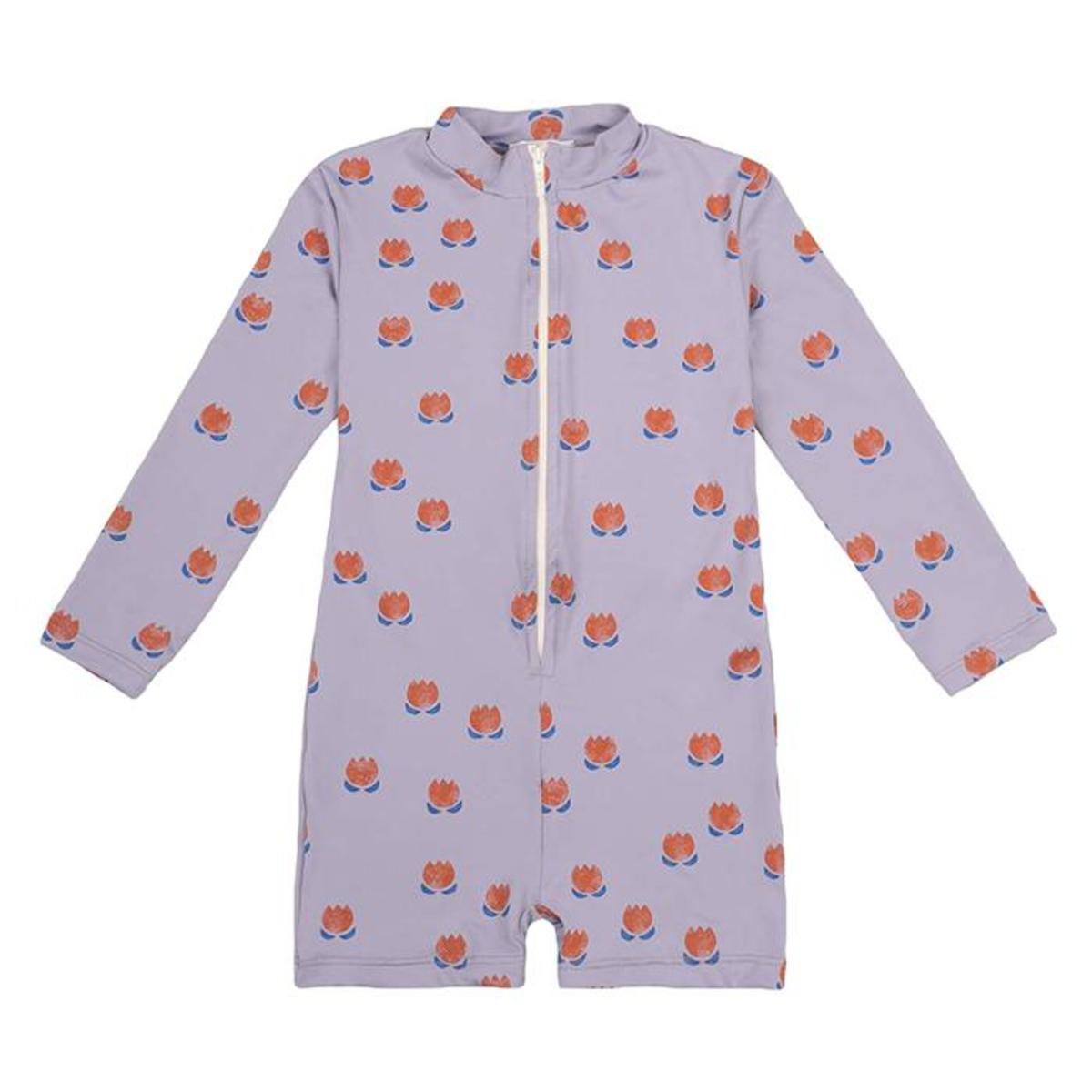 BOBO CHOSES CHOCOLATE FLOWERS SWIM PLAYSUIT