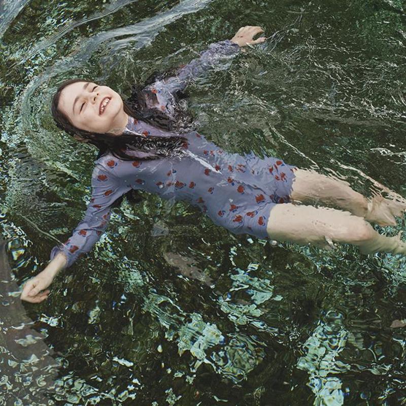 BOBO CHOSES CHOCOLATE FLOWERS SWIM PLAYSUIT