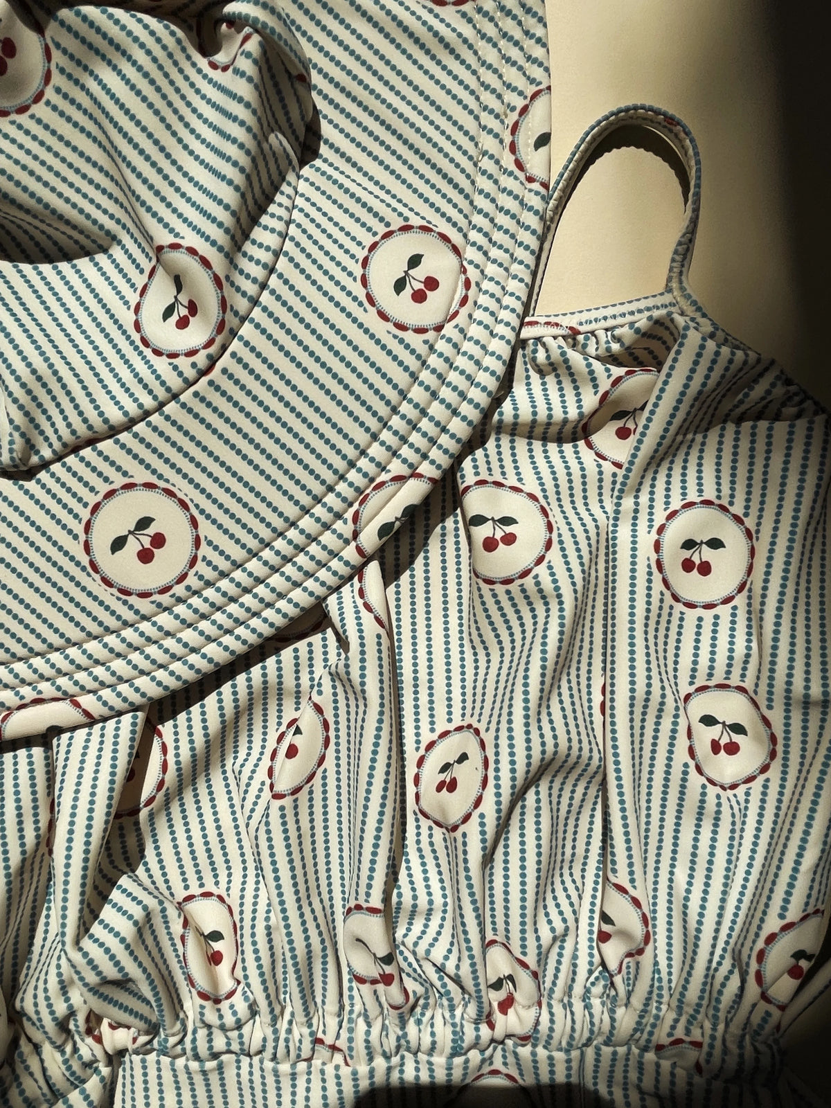 KONGES SLOJD CALE SWIMSUIT / CHERRY STRIPE