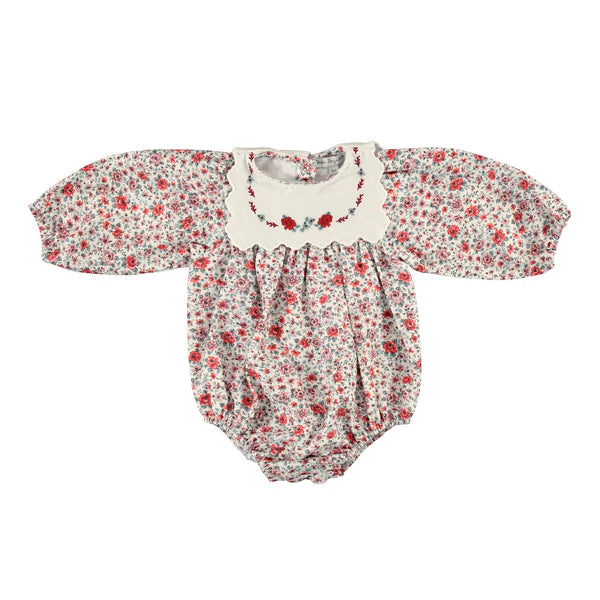 BEBE ORGANIC CLEMENTINE ROMPER / SWEET ROSES