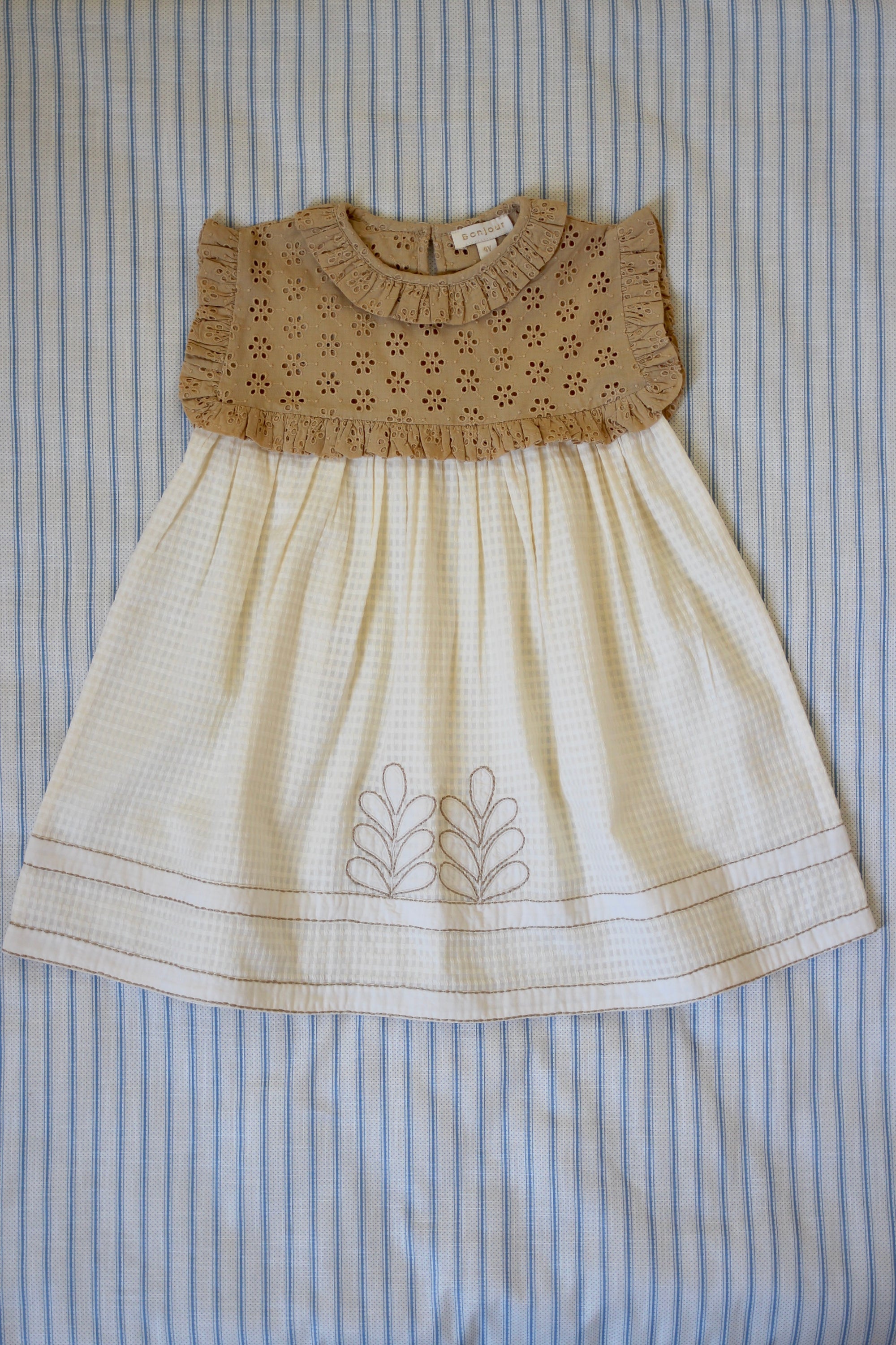 BONJOUR DIARY PIA DRESS / HONEY BRODERIE