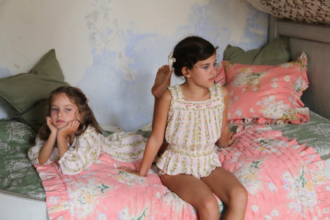 BONJOUR DIARY TOP + PANTY / FLOWER PARADE