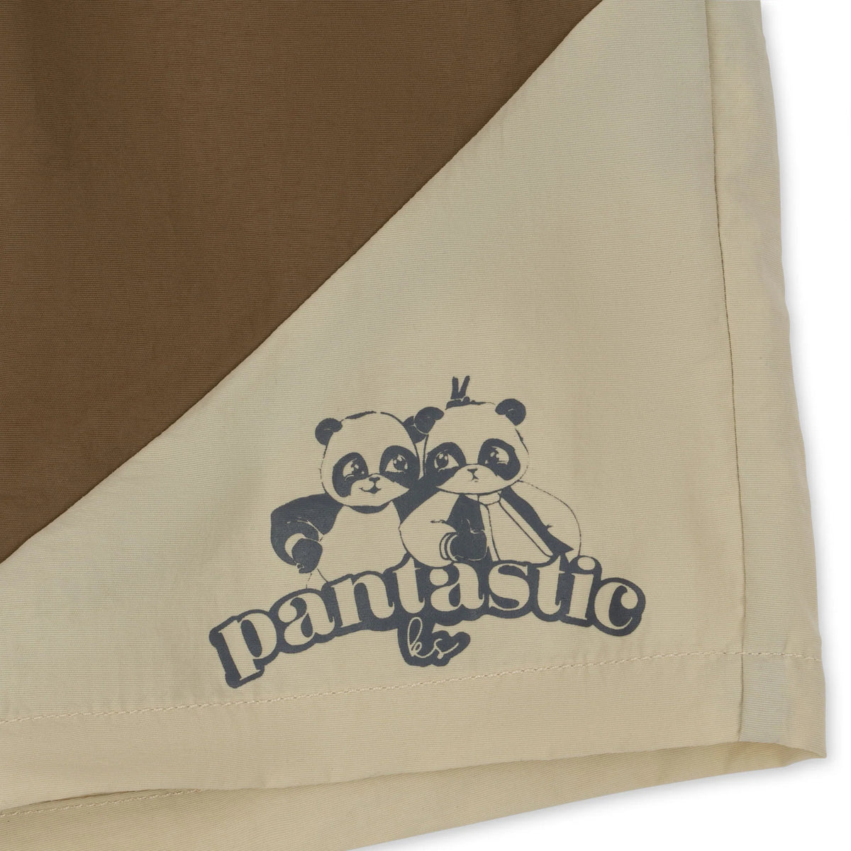 KONGES SLOJD EBBE SWIM SHORTS / SHIITAKE COLOR BLOCK