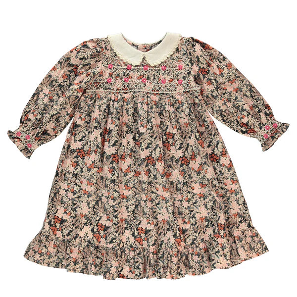 BEBE ORGANIC ELORA DRESS / FALL BLOOMS
