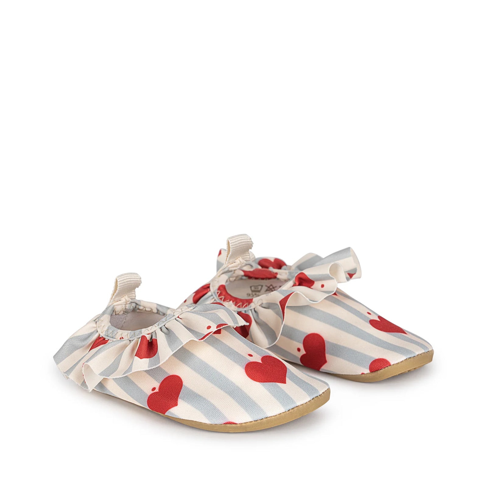 KONGES SLOJD FRILL SWIM SHOES / AMOUR BLUE STRIPE