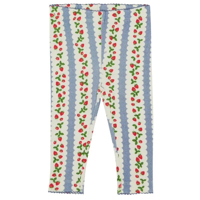 FLOESS Fresa Strawberry Jersey Basic Leggings / BLUE