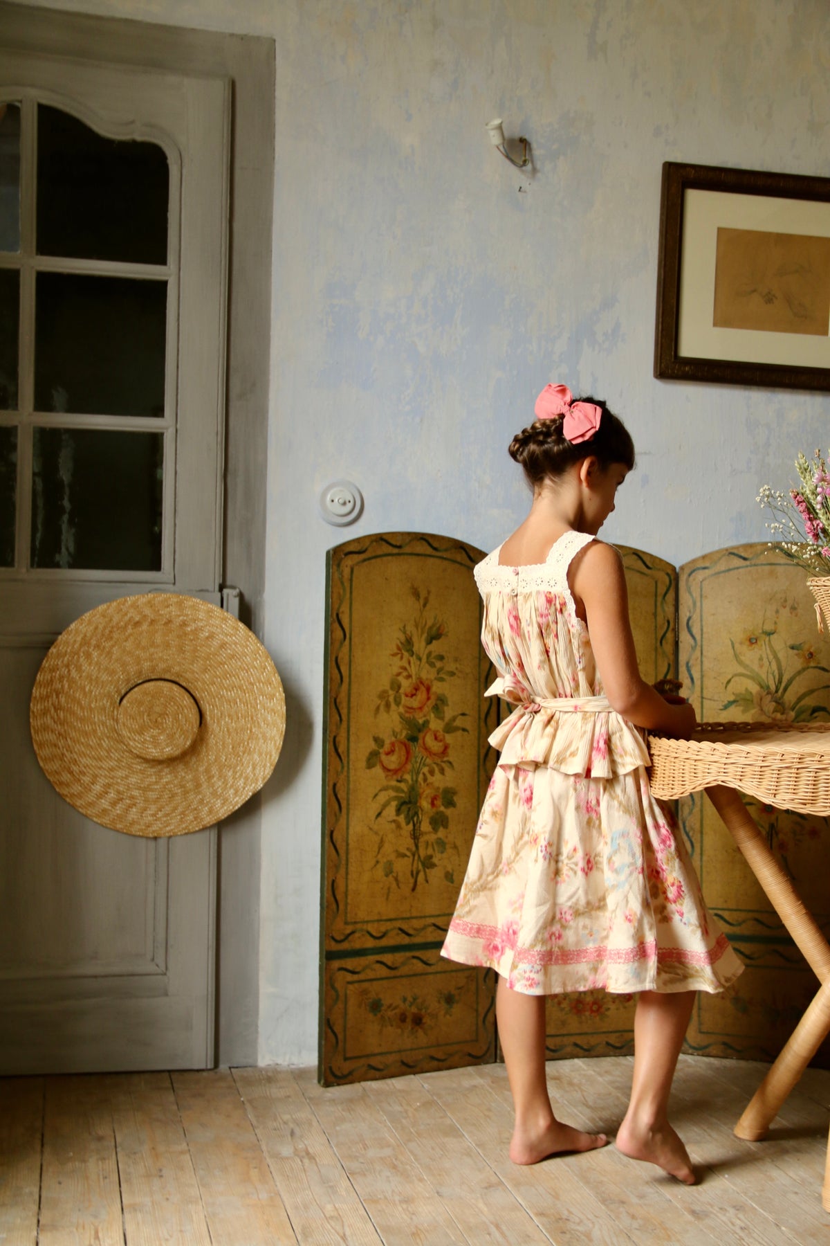 BONJOUR DIARY SKIRT + SCARF / ANTOINETTE PIQUE