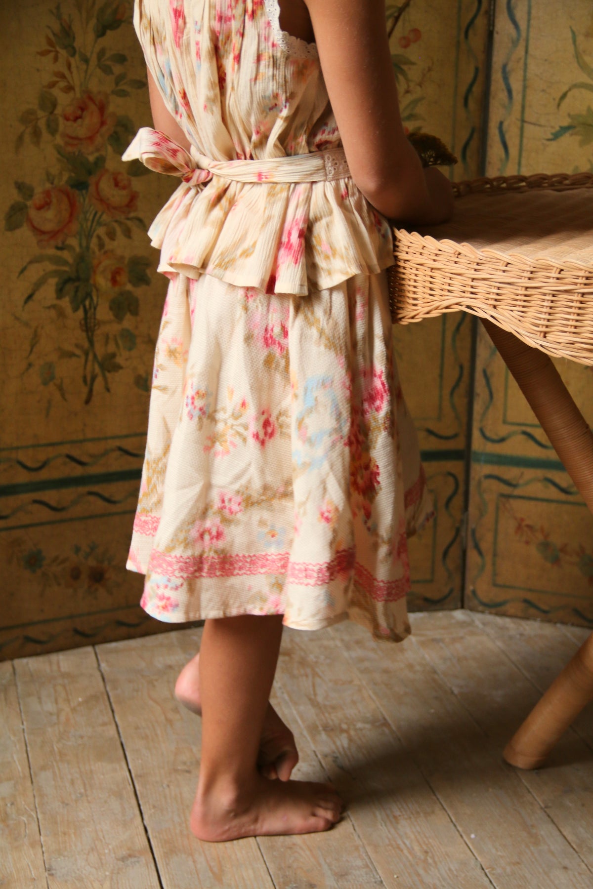 BONJOUR DIARY SKIRT + SCARF / ANTOINETTE PIQUE