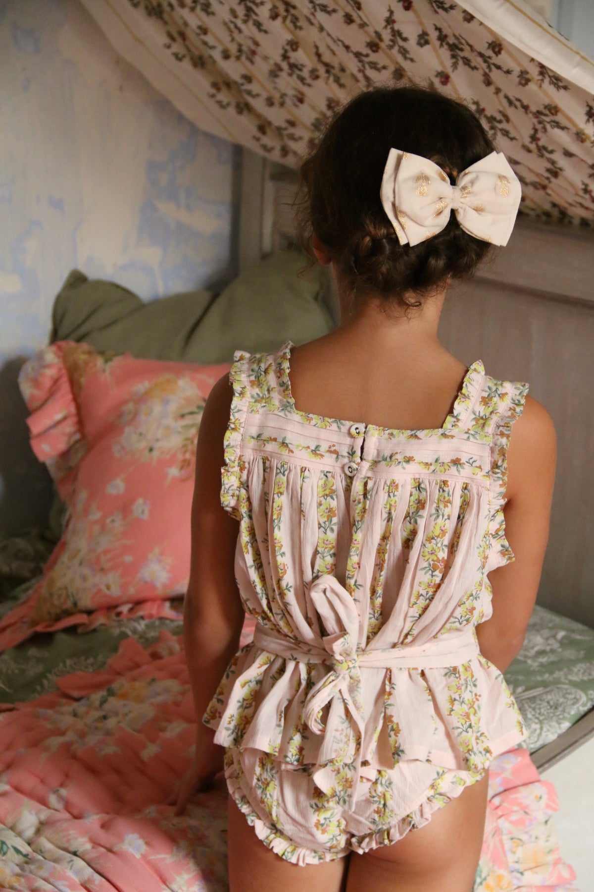 BONJOUR DIARY TOP + PANTY / FLOWER PARADE