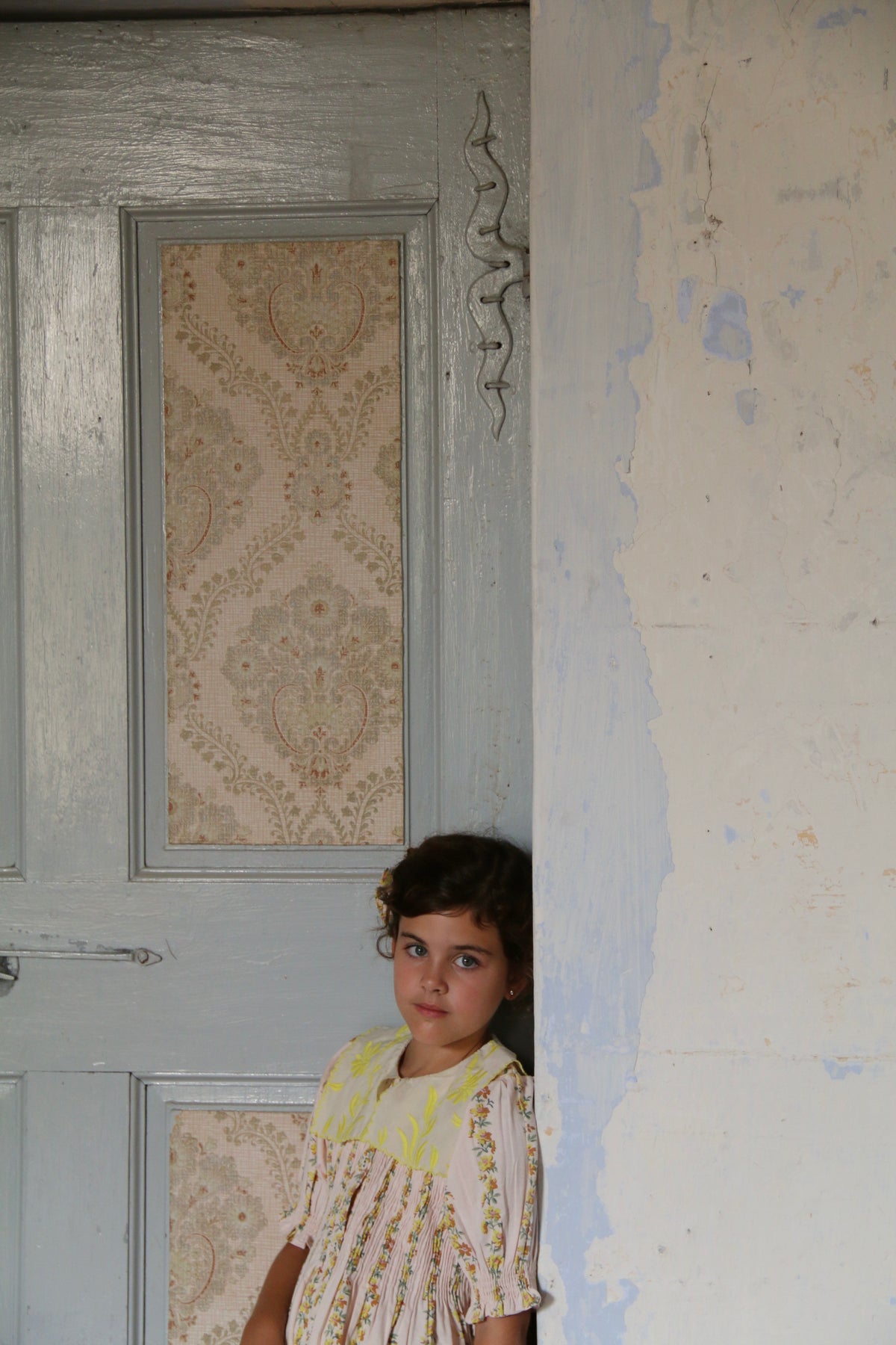 BONJOUR DIARY TUNIC + BOW HAIR PIN / FLOWER GARLAND