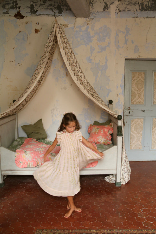 BONJOUR DIARY IBIZA LONG FLOWER DANCE DRESS - Milk + Bots